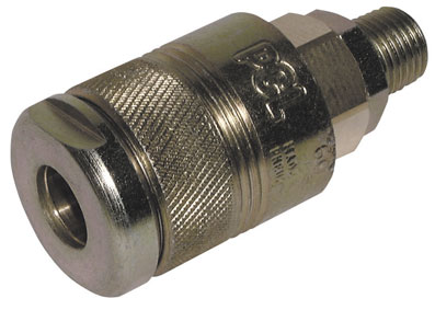 1/2" BSPT MALE COUPLER PCL 60 SERIES - AC4JM02