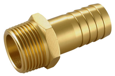 1/4" BSPT MALE x 1/4" ID HOSE ALUMINIUM - AGT13/06K