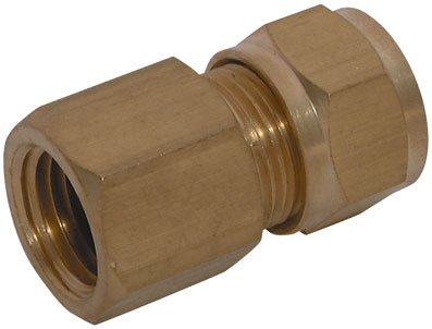 3/8" OD x 3/8" BSPP FEMALE BRASS STUD - APFS-38-38