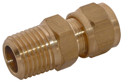 5/16" OD x 1/4" BSPT BRASS MALE STUD - APMS-516-14