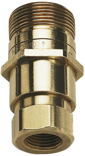 3/4" NPT MALE PLUG VALVED STEEL - B78N12-12F