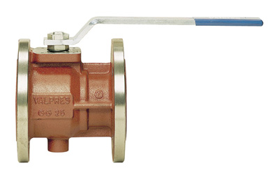 5" CAST IRON BALL VALVE PN16 BRASS BALL DN125 - BON-73000019