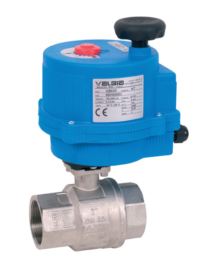 3/8" BSP ELECTRICALLY ACTUATED BALL VALVE 2500 + VB15 24V - BON-8E01400203