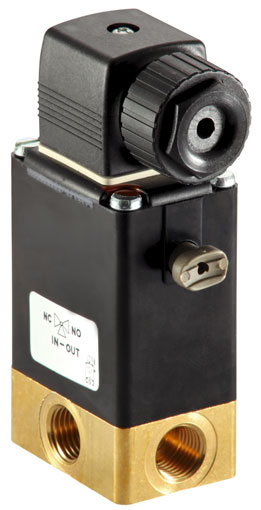 1/4" 24V/50HZ 3/2 BRASS SOLENOID VALVE330 - BUR-124928