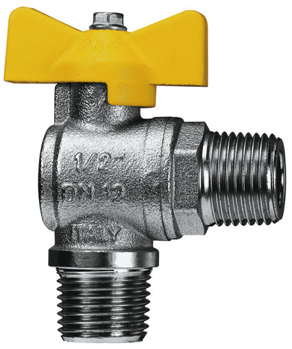 1/2" BSPP EQUAL MALE 90 BALL VALVE - BV06-12