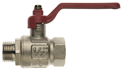 2" BSP MALE x FEMALE BALL VALVE BRASS F/FLOW - BV91-2