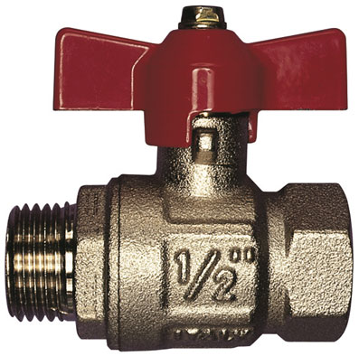 3/8" BSP MALE x FEMALEEM BALL VALVE "T" F/FLOW - BV93-38