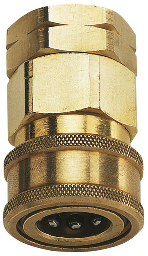 11/4"BSP FEMALE COUPLING BRASS NITRILE SEAL - BVHC20-20RP