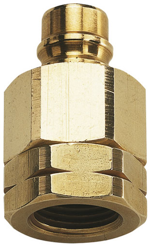 1/2" BSP FEMALE PLUG BRASS NITRILE SEAL - BVHN8-8RP