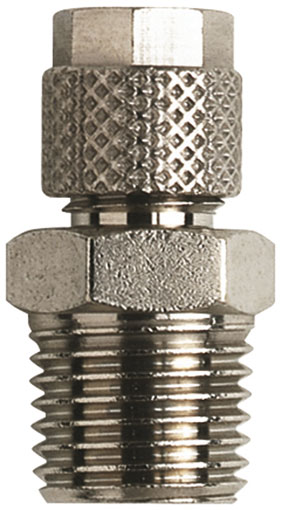 10/08mm OD x 1/8" BSPT MALE STUD - C1-10/8-1/8