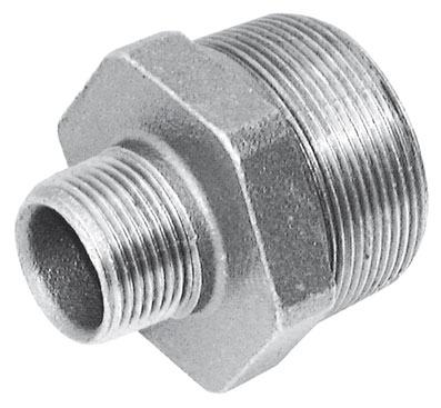 1/4" x 1/8" Hexagon Reducing Nipple - C145-14-18