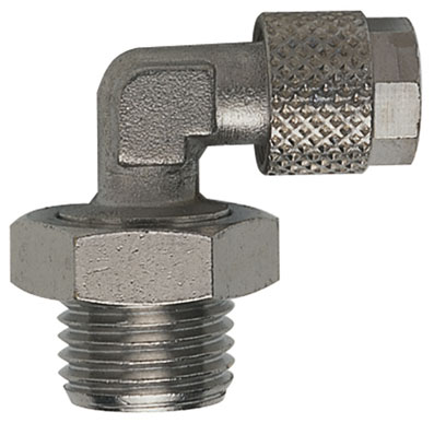 08/06mm OD x 1/4" BSPP MALE SWIVEL ELBOW - C5Y-8/6-1/4