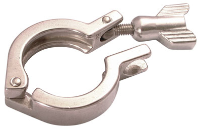 1" and 1.1/2" SIZE CLAMP FITTING STAINLESS STEEL - CLAMP-C-1.0