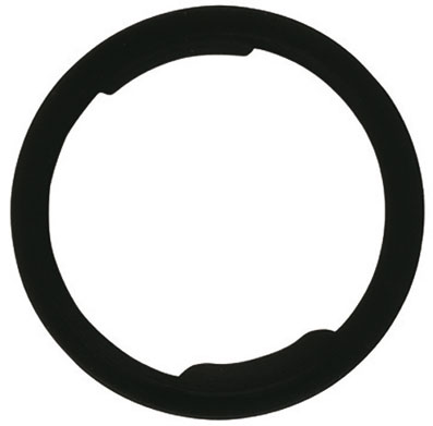1/4" BSPP NYLON NOTCHED WASHER BLACK - D11X-1/4