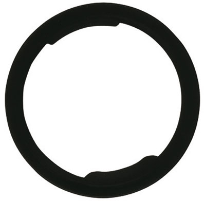 M6 METRIC NYLON NOTCHED WASHER BLACK - D11X-6M