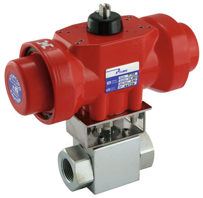 1.1/4"BSP DOUBLE ACTING PORTED BALL VALVE HPRESS - DA-11/4BKH