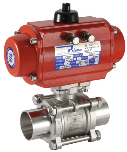 1/2" OD CAV FILL BALL VALVE DOUBLE ACTING - DA-1/2SSOD