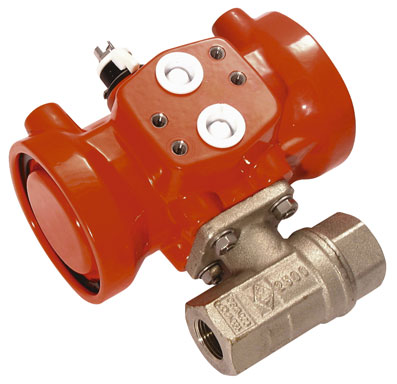 4" DBL. ACTING BRASS VALVE - DA-4E