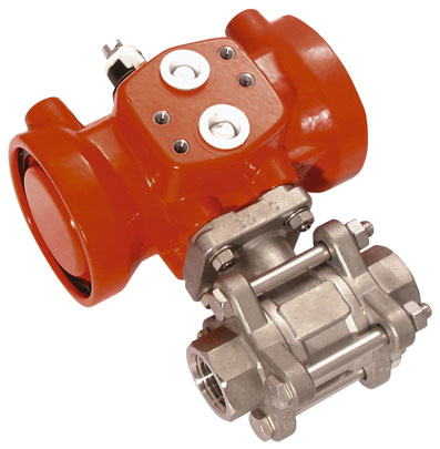 1/2"STAINLESS STEEL SINGLE ACTING BALL VALVE - SA-1/2SS