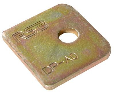 COVER PLATE (A) SIZE 0 STAINLESS STEEL 1 BOLT HOLE - DP-A0-SS