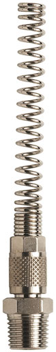 06/04mm OD x 1/8" BSPP MALE STUD SPRING - E1Z-6/4-1/8