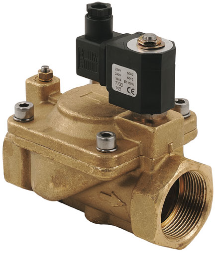 3/8" NORMALLY OPENED 2/2 SOLENOID VALVE 24V DC - F280-38-24