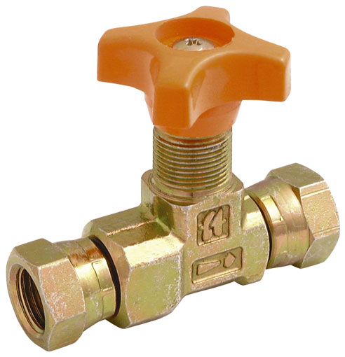 1/4" BSP FEMALE SWIVEL GAUGE ISOLATOR VALVE - FT290-05