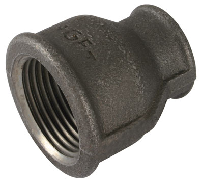 1.1/4" X 1/2" BSPP REDUCING SOCKET BLACK GF240 - GF240-114-12N