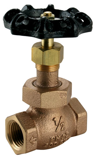 3/4" BSPT FEMALE x FEMALE BZ GLOBE VALVE HAND WHEEL - GVBZ350-34