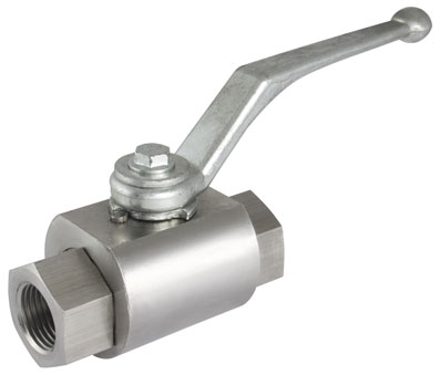 3/8" 2 WAY HIGH PRESSURE STAINLESS STEEL BALL VALVE - HBVSS-38