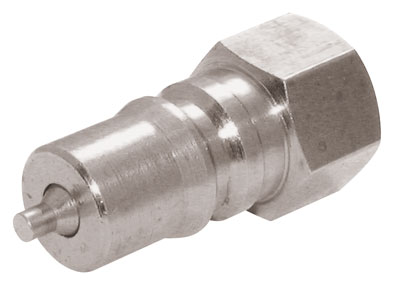 3/8" BSP FEMALE ISO-B PLUG STAINLESS STEEL VITON - HKP06SS-V