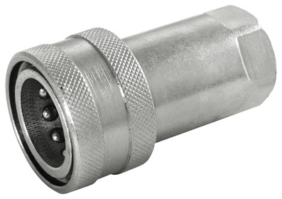 1/4" BSP FEMALE ISO-A STEEL COUPLING - HKSA04CS