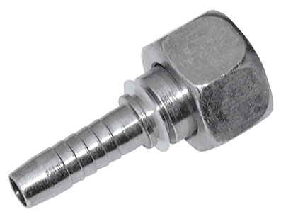 1/4" ID x M16X1.5 STRAIGHT FEMALE CONE/O-RING - HMFS04-M16CF