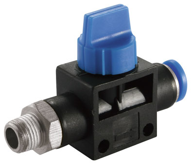 8mm x 3/8" BALL VALVE - TUBE x BSPT - HVFS8-03