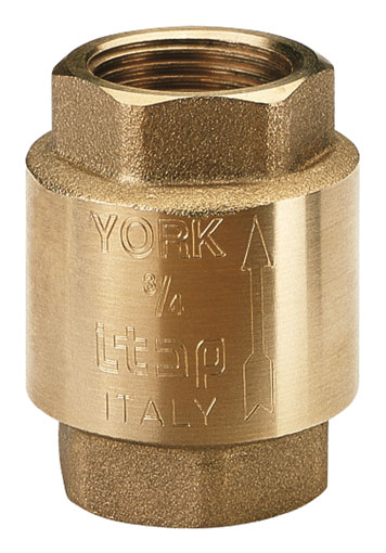 1" BSP FEMALE BRASS CHECK VALVE YORK - IT103-1