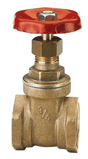 3" BSP FEMALE BRASS GATE VALVE PN10 - IT155-3