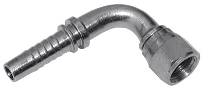 9/16" JIC 37 FEMALE x 1/4" ID HOSE 90 ELBOW - JF069004CF