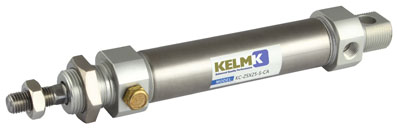 20mm x 80mm MAGNETIC SINGLE ACTING CYLINDERS C/W STAINLESS STEEL ROD - KC-20X80-S-CA