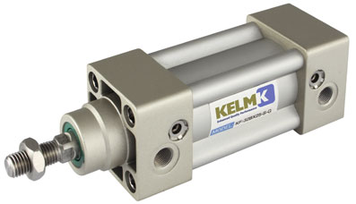 32mm x 80mm MAGNETIC DOUBLE ACTING CYLINDERS C/W STAINLESS STEEL PISTON ROD - KF-32BX80-S-G