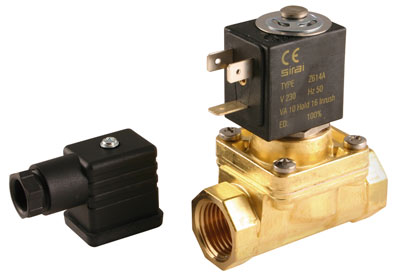 1" 2/2 NORMALLY CLOSED STEAM/WATER VALVE 230V 50HZ - L145R2-1-230