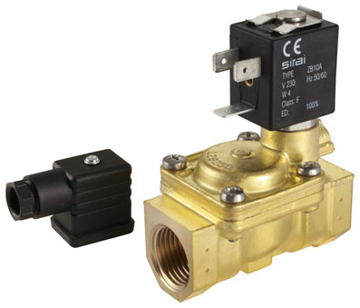 3/8" 2/2 NORMALLY OPENED SOLENOID VALVE 230V 50HZ - L282B01-38-230
