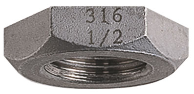 3/8" Hexagon Lock Nut - LN-38