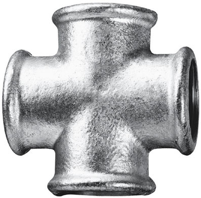 1/2" Equal Cross 90 Deg (180) - MI180-12