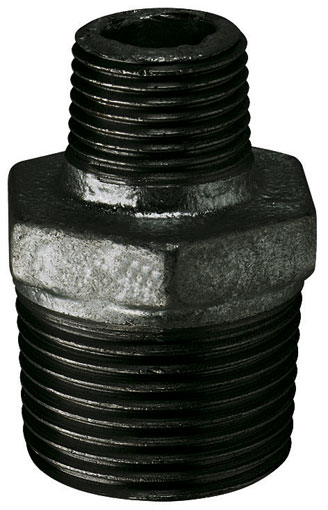 1/2" x 3/8" Hexagon Reducing Nipple (245) - MI245-12-38N