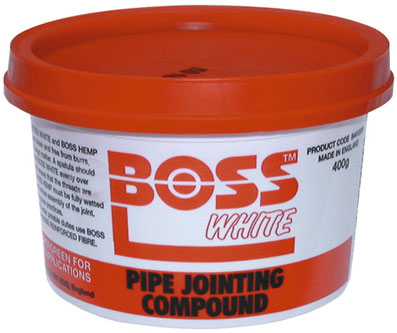 BOSS WHITE JOINTING PASTE 400GRM TUB - MIBOSSW400