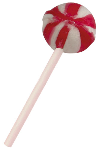 STRAWBERRY LOLLIES (BOX OF 80) - MOJO010