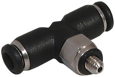 3mm x M5 SWIVEL TEE MALE CENTRE LEG - MP12-3-M5