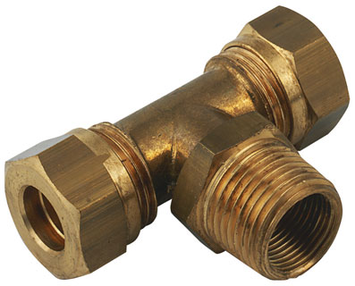 5/16" OD x 1/4" BSPT MALE BRANCH TEE - MSB516-14