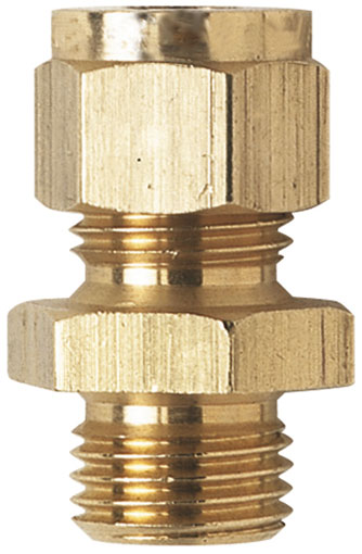 1/8" OD x 1/4" BSPP MALE BRASS STUD - MSP18-14