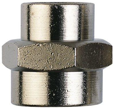 1/4" x 1/2" BSPP FEMALE SOCKET BRASS NICKEL - MU13/21